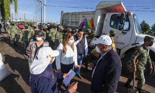 Haciendo frente a la temporada de lluvias, unen fuerzas en San Mateo Atenco para proteger a la población